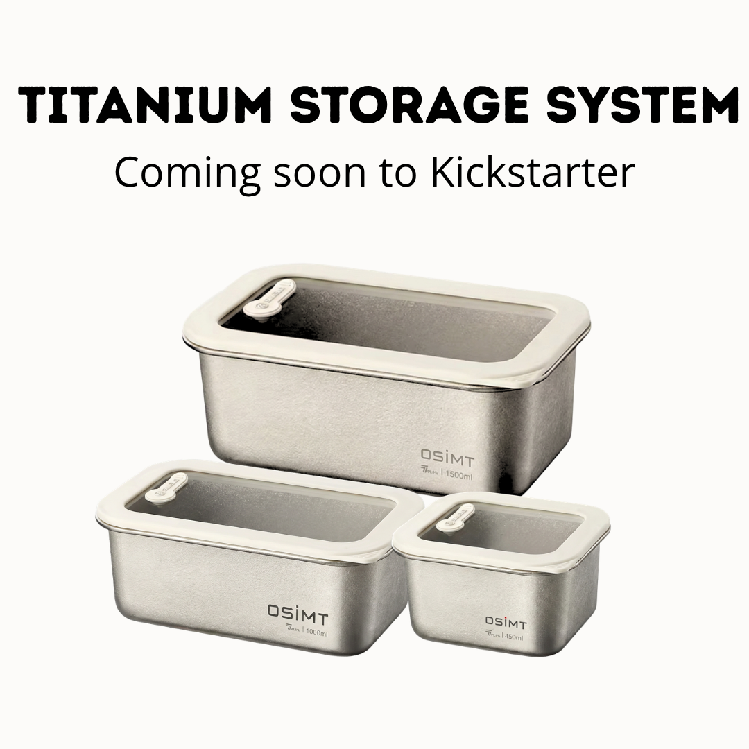 OSIMT Titanium Food Storage System Is Coming to Kickstarter This September