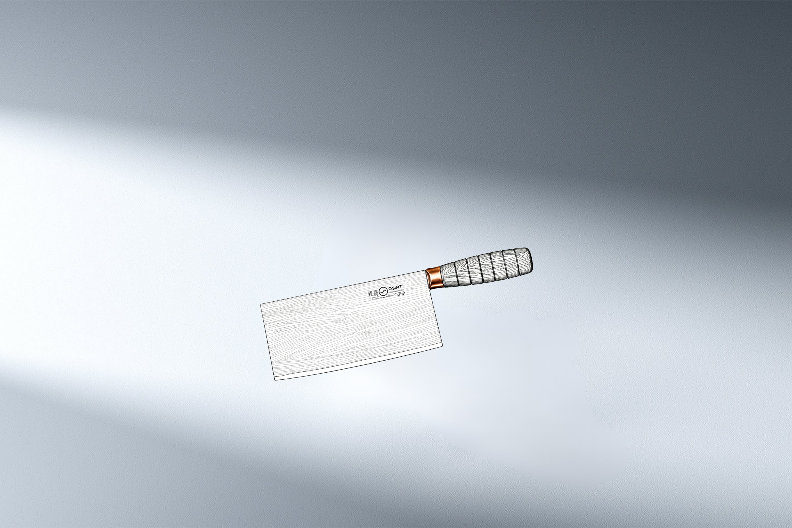 Osimt 7″ Chinese Cleaver | High-Performance Asian Chef Knife | Crowdfunded Edition